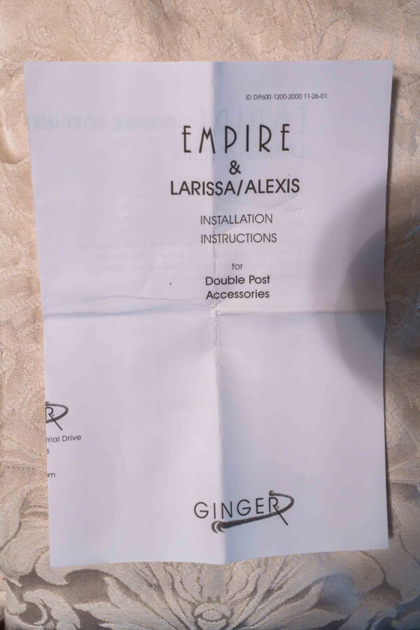 EMPIRE & LARISSA/ALEXIS BATHROOM SET – IN ORIGINAL BOXES (NEVER USED, 3 PIECE) - Image 6