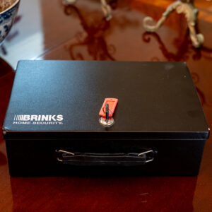 Brinks Black Home Security Box – 12.75” Length / 4” Height