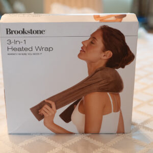 Brookstone 3-in-1 Heated Wrap – New in Box