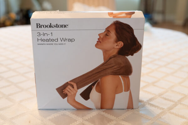 Brookstone 3-in-1 Heated Wrap – New in Box