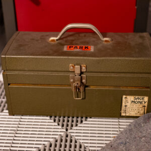 Park Model Metal Tool Box with Tools
