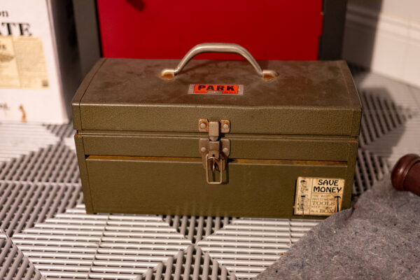 Park Model Metal Tool Box with Tools