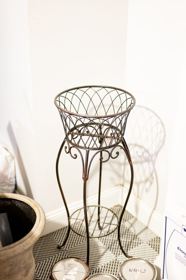 Iron Plant Stand – 35” Height / 14” Diameter