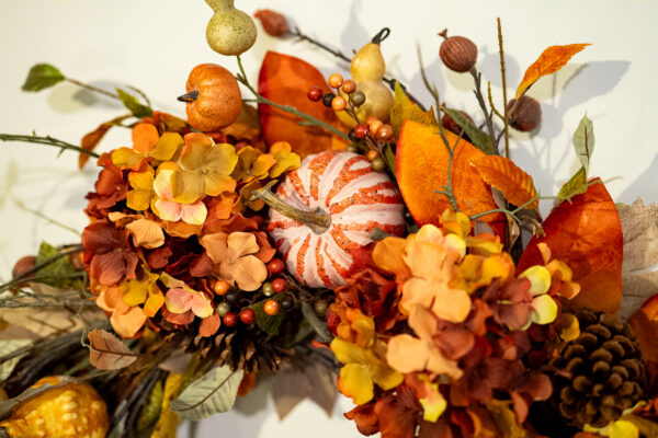 Fall Harvest Wreath – 25” Diameter - Image 5