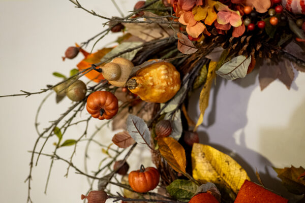 Fall Harvest Wreath – 25” Diameter - Image 4
