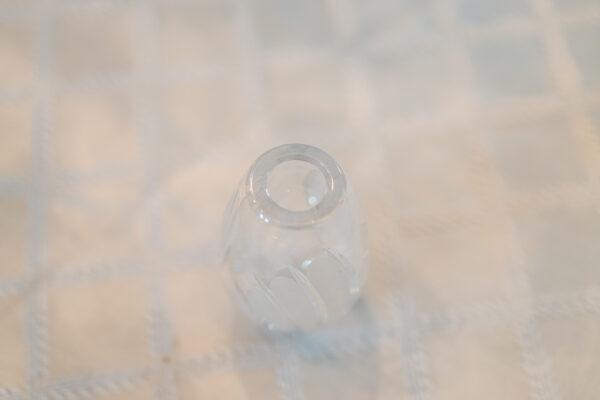Small Etched Glass Vase – 4.75" - Image 3