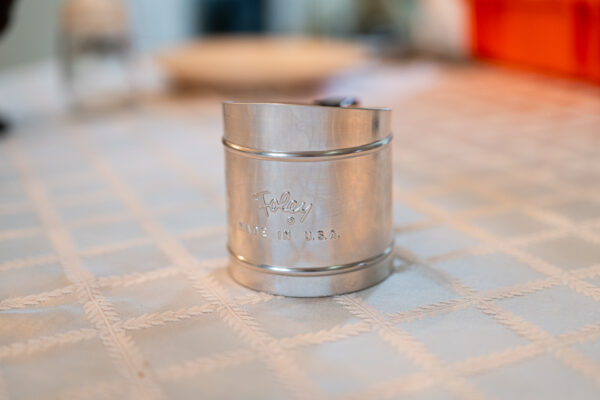 Foley Vintage Flour Sifter – Metal with Handle - Image 4