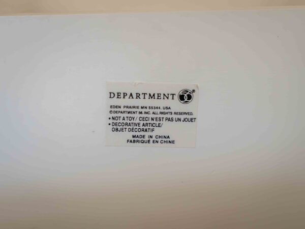 Department 56 Christmas Scene – White Resin Display - Image 3