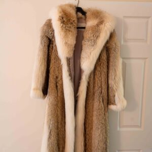 Coyote & Fox Fur Coat – Abravanel Furs, Pittsburgh – Size 4