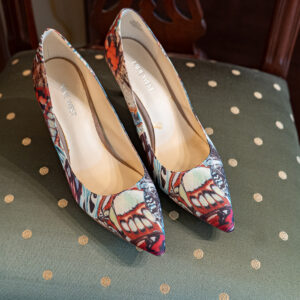 Nine West Patterned Heels – Size 8.5M