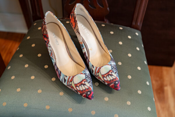 Nine West Patterned Heels – Size 8.5M