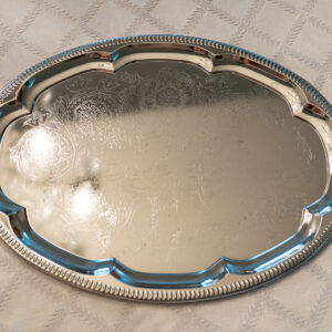 Silver Plated Serving Trays (Set of 4) – 18” x 13.5”