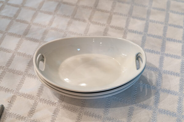 Home Essentials & Beyond Porcelana Oval Serving Bowls – Set of 3