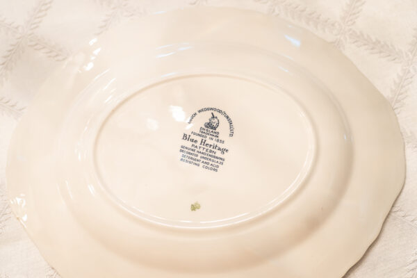 Enoch Wedgwood Ltd. Blue Heritage Pattern Plate – 12” x 10” - Image 3