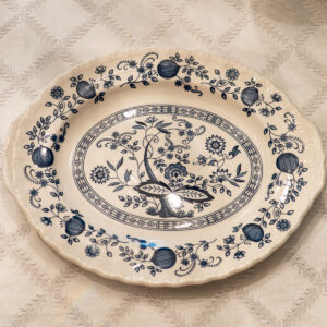Enoch Wedgwood Ltd. Blue Heritage Pattern Plate – 12” x 10”