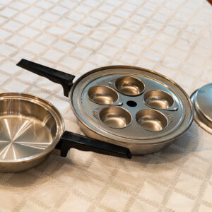 Flavor Seal Stainless Steel Pan Set with Egg Poacher Insert & Lid