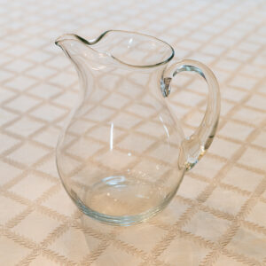 Clear Glass Pitcher – 9” Tall Classic Beverage Server