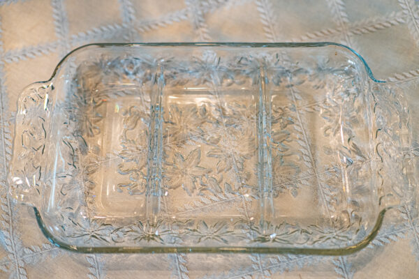 Glass Serving Platter – 3 Sections, 12.5” - Image 2