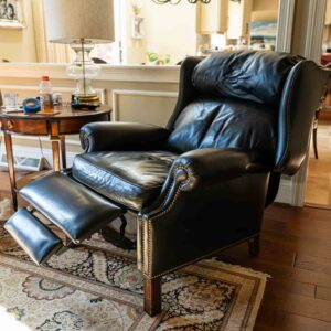 Black Leather Recliner