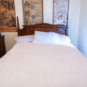 Vintage Wooden Bed Headboard – Classic Traditional Style