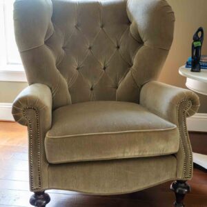Tufted Wingback Accent Chair