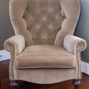 Tufted Wingback Accent Chair