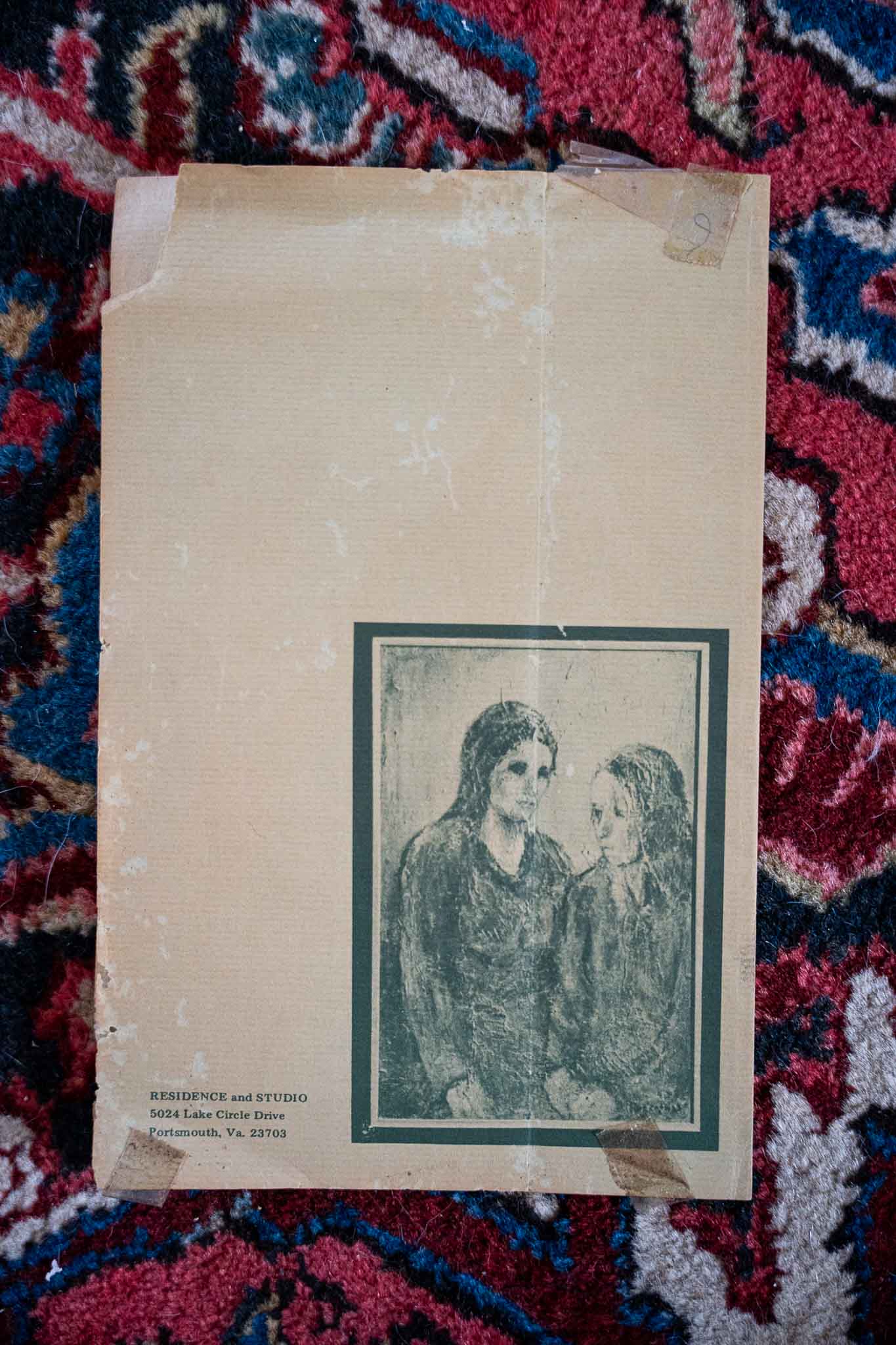 Framed Floral Still Life Painting by Lillian Rosenthal – Vintage Original Art - Image 8