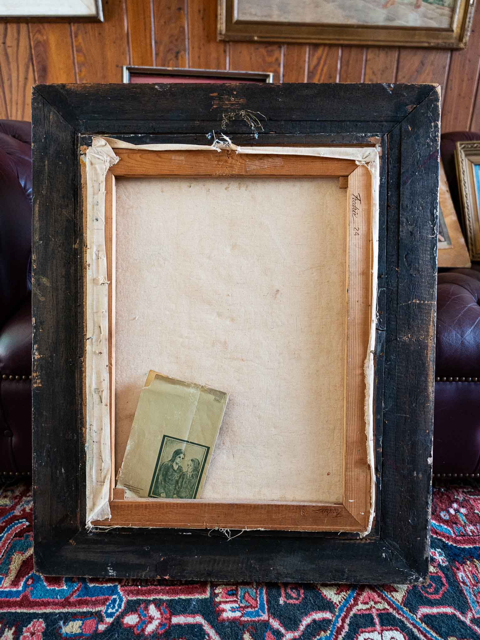 Framed Floral Still Life Painting by Lillian Rosenthal – Vintage Original Art - Image 4