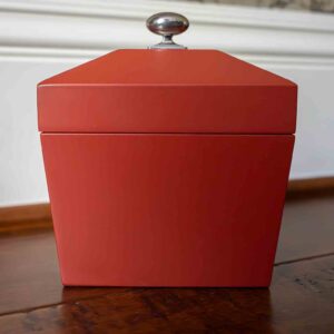 Red Wooden Trinket Box
