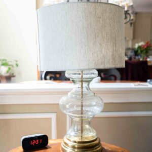 Pottery Barn Glass Table Lamp
