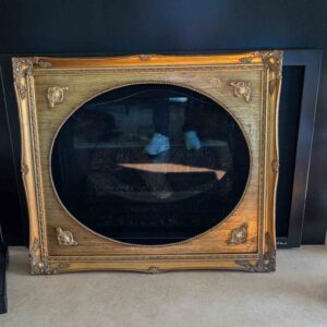 Large Ornate Gold Wood Picture Frame