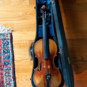 Vintage Fritz Mueller Violin – Made in Germany – Johann Georg Thir Label – w/ Case & Bows