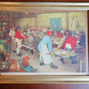 Framed Print – “The Peasant Wedding” by Pieter Bruegel the Elder (13” x 16.5”)