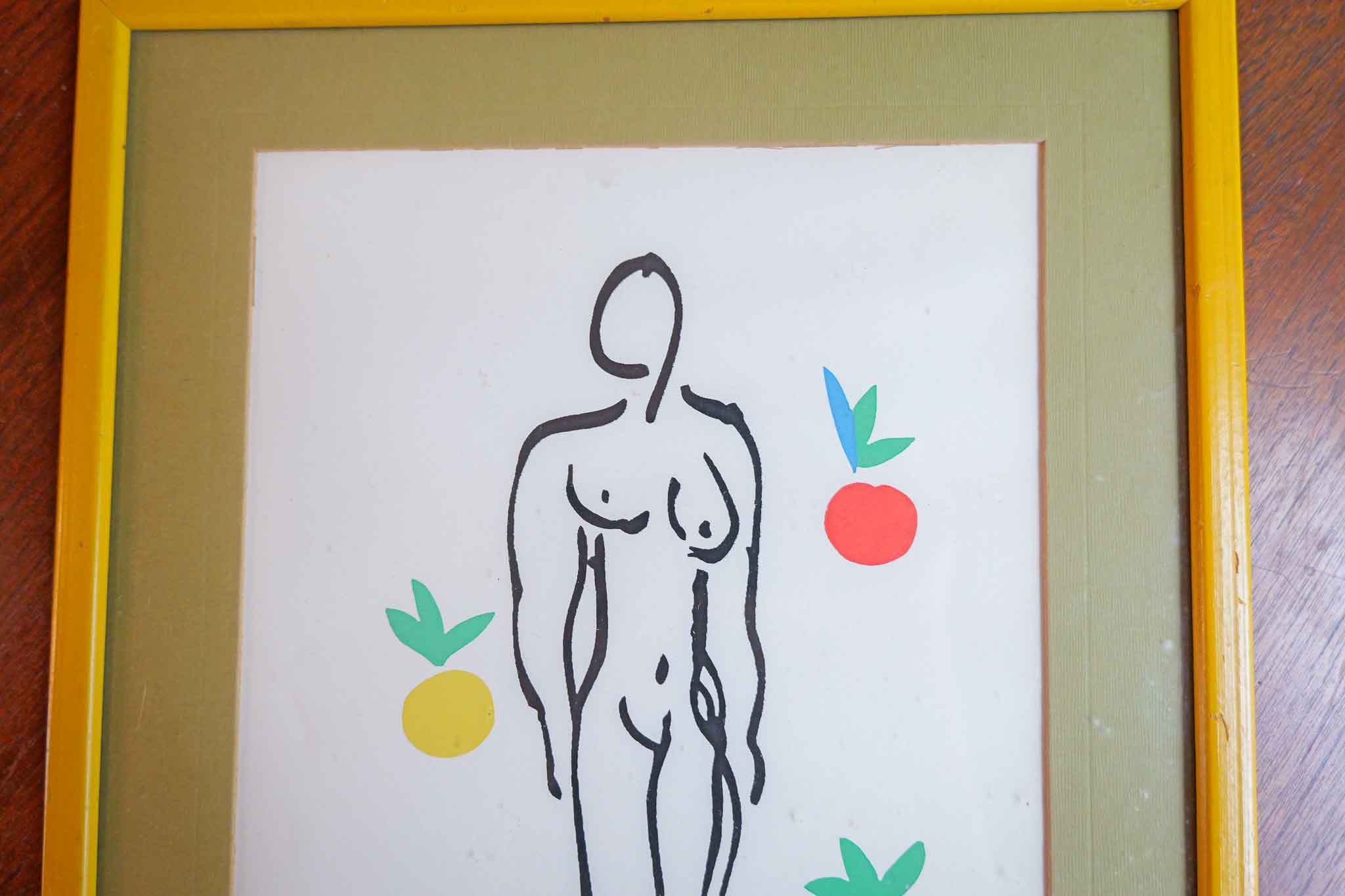 Framed Henri Matisse Print – “Nude with Oranges” - Image 2