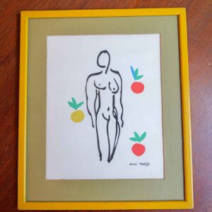 Framed Henri Matisse Print – “Nude with Oranges”