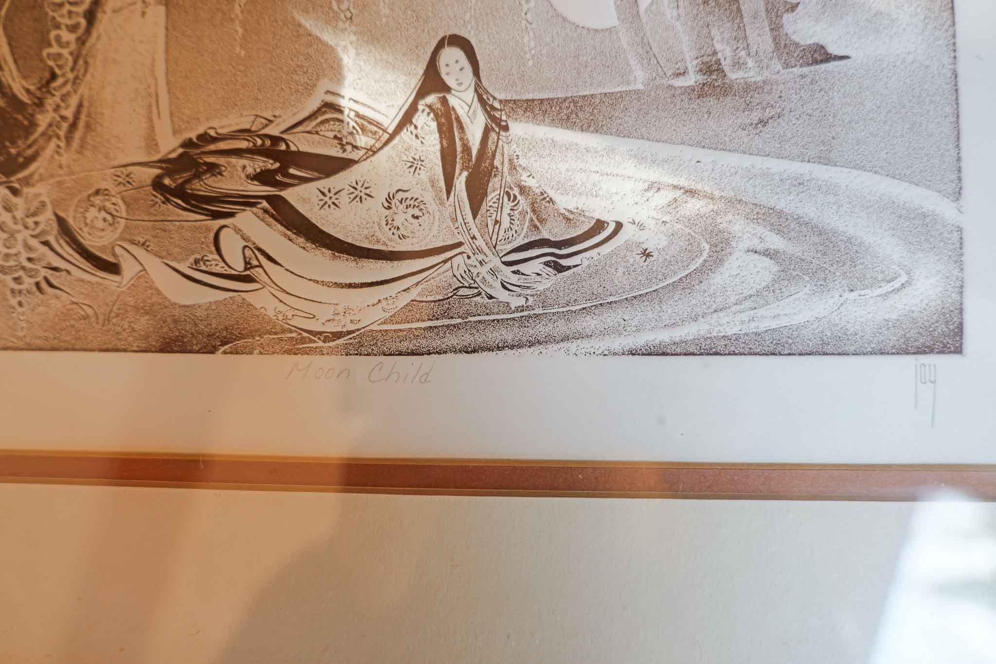 FRAMED “MOON CHILD” LITHOGRAPH PRINT – SIGNED & NUMBERED (12/300) - Image 4