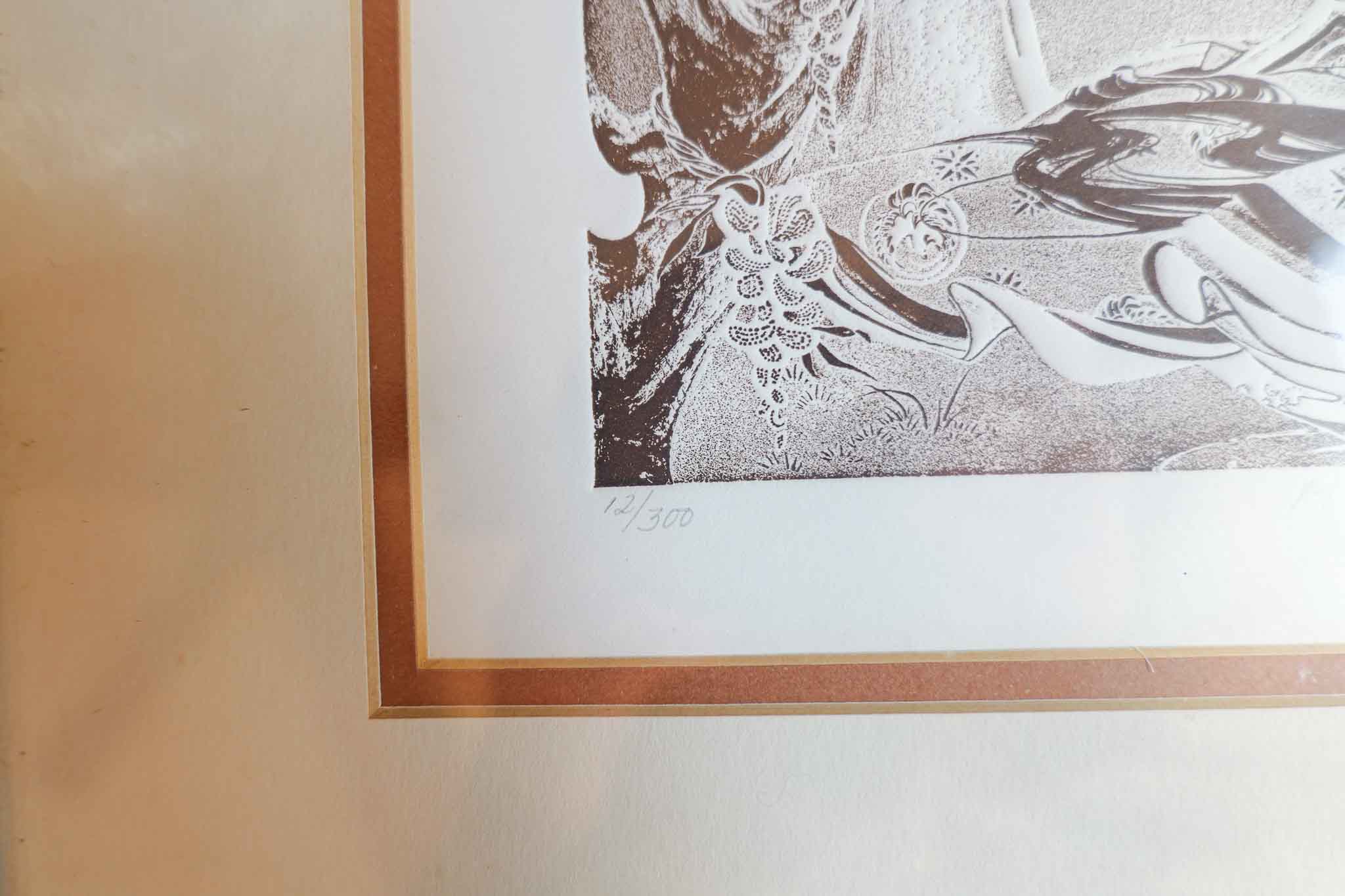 FRAMED “MOON CHILD” LITHOGRAPH PRINT – SIGNED & NUMBERED (12/300) - Image 3