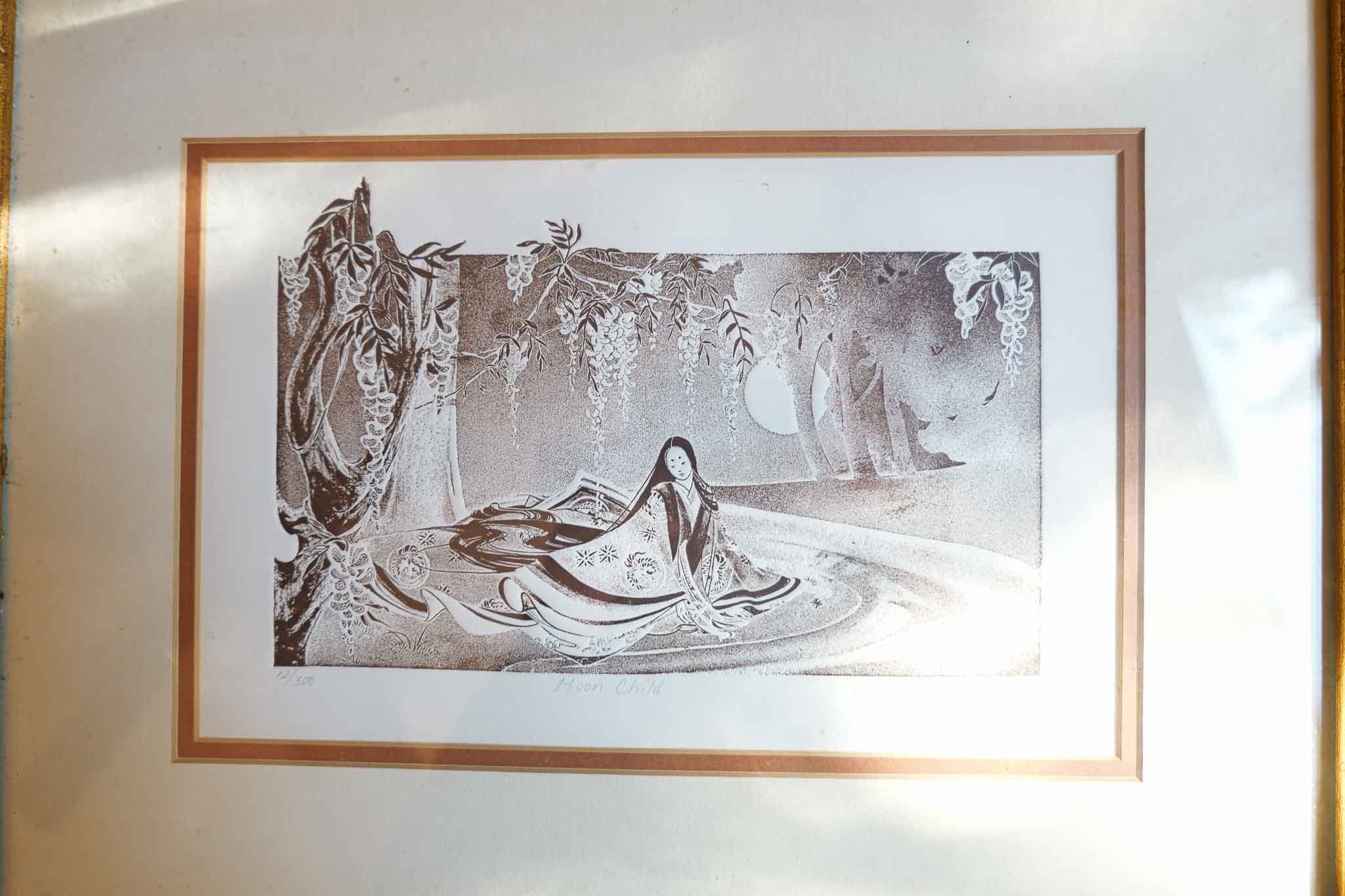 FRAMED “MOON CHILD” LITHOGRAPH PRINT – SIGNED & NUMBERED (12/300) - Image 2