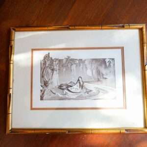 FRAMED “MOON CHILD” LITHOGRAPH PRINT – SIGNED & NUMBERED (12/300)