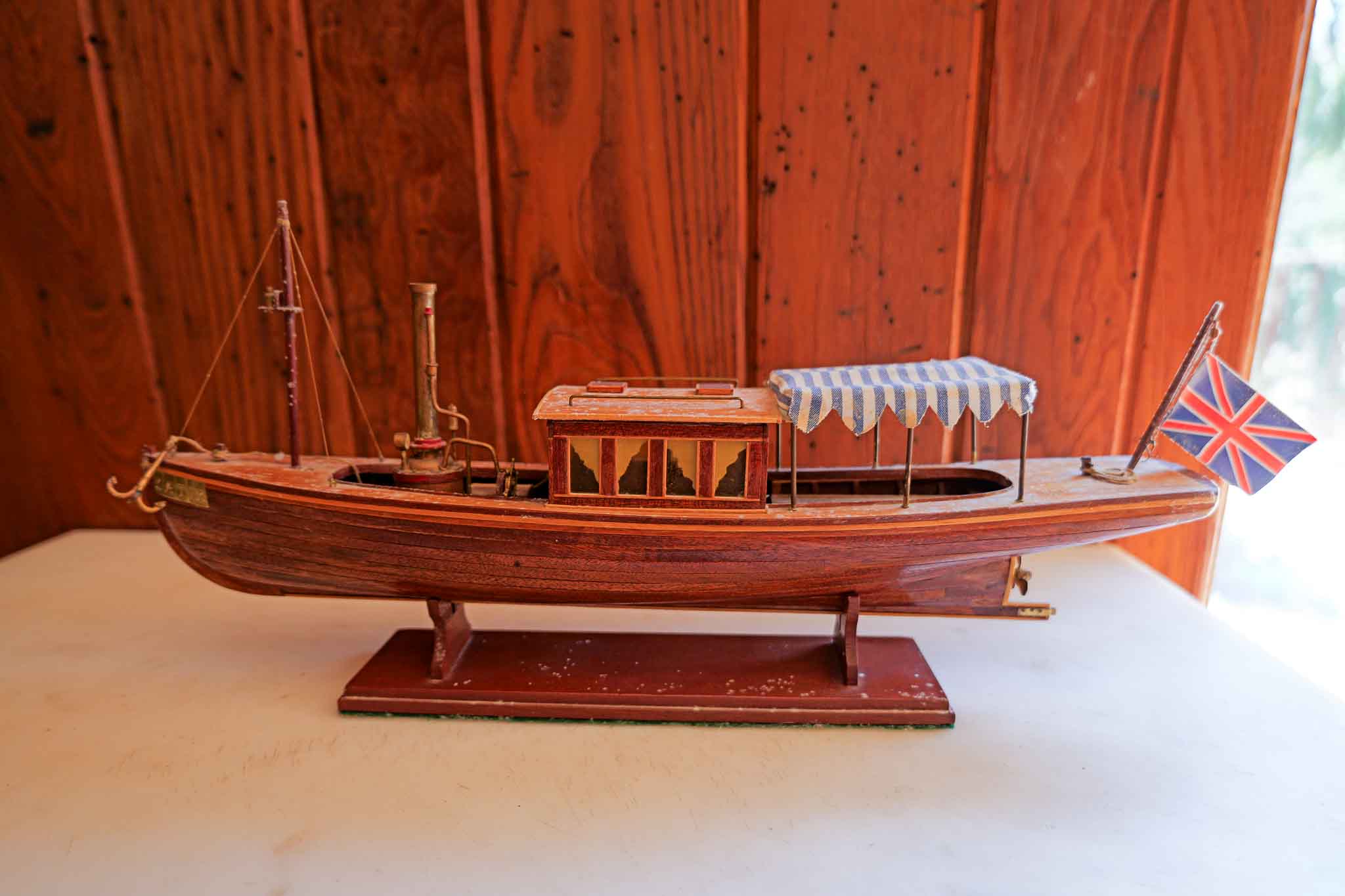 DECORATIVE WOODEN MODEL BOAT – “KATIE” - Image 5