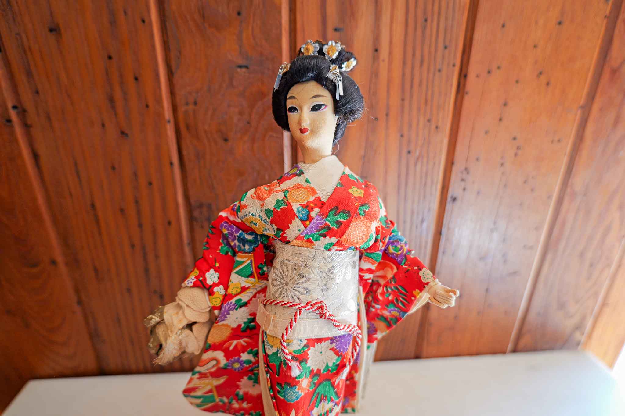 VINTAGE JAPANESE AZUMA MIYAKO JISHI DOLL – HANDCRAFTED KIMONO FIGURE (NO. 22, MADE IN JAPAN) - Image 5