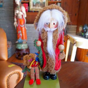 Steinbach Santa Nutcracker w/ Toy Basket 17.5” Handmade Germany Original #313