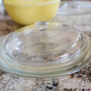 Pyrex Clear Glass Nesting Bowls with Lid