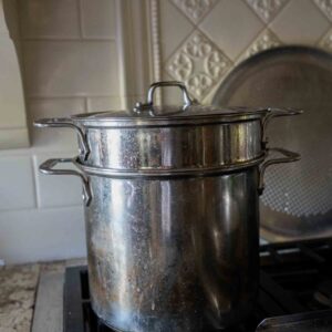 All‑Clad Stainless Steel Stock Pot and Steamer Set