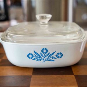 Corning Ware Blue Cornflower 1 Qt Casserole Dish