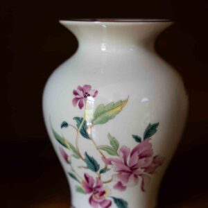 Lenox Barrington Floral Porcelain Flared Vase
