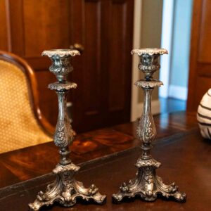 Vintage Castilian Silverplated Candle Stick Holders