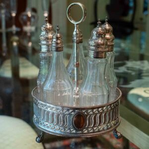 Antique Silverplate Cruet